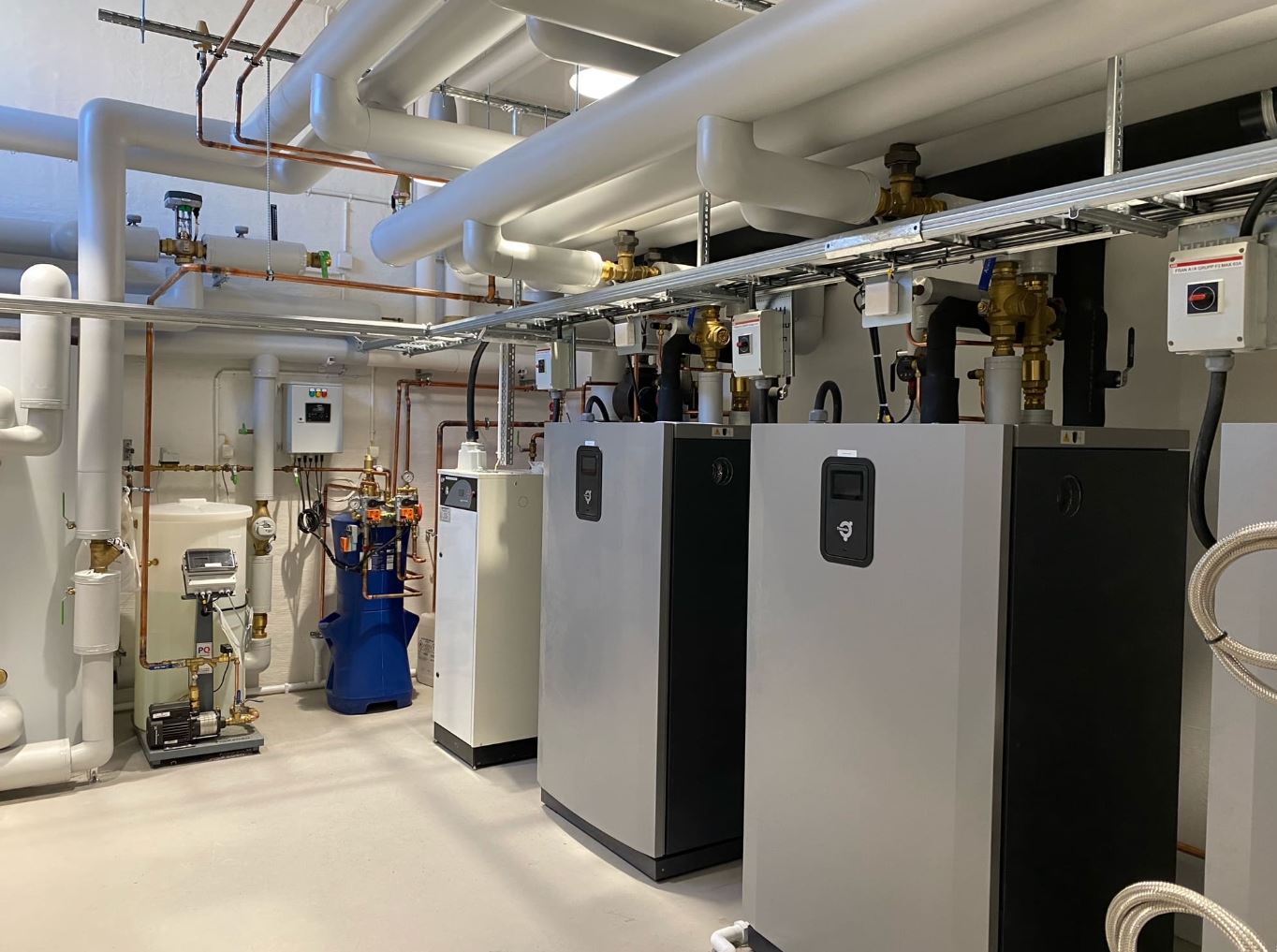 Värmepumpsanläggning - bild på värmepumpsanläggning